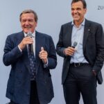Gerhard Schröder beim Sommerfest der Gröner Group zugunsten des Wirtschaft kann Kinder e. V.